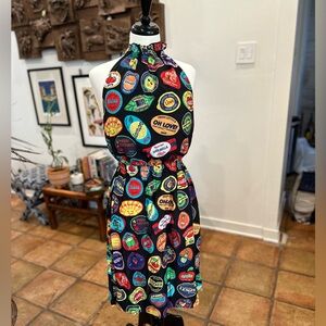 Love Moschino fruit stamp dress